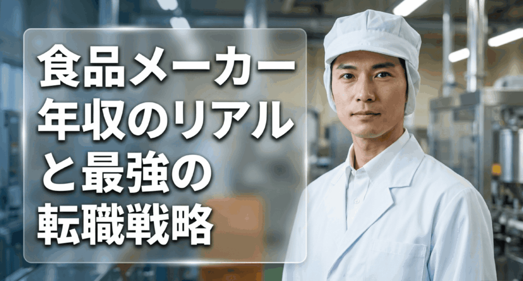 食品メーカーの年収はいくら？大手企業別データ・職種別相場と飲食・食品現場から転職したときの変化