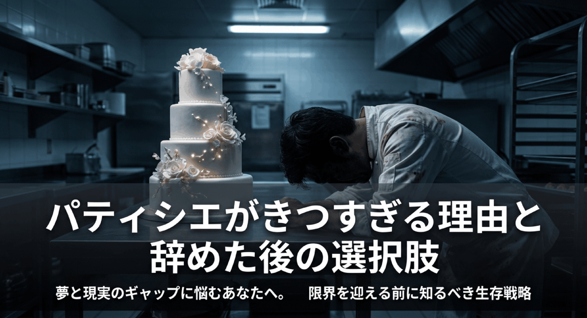 パティシエがきつすぎる理由6選｜夢と現実のギャップと辞めた後の選択肢